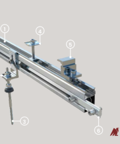 ESTRUTURA DE TELHA FIBROMADEIRA - 4 MOD / METALLIGHT